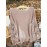 Plus Size, Two-piece plus-size retro sweet style, round-neck lantern sleeve bow sweater