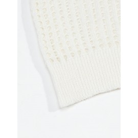 Spring/Summer Unisex Minimalist College Style Letter and Number Casual Pullover Short-Sleeve Sweater Top