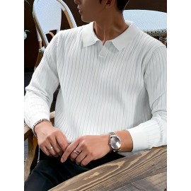 New Cross-Border Men's Pullover Knit Sweater