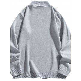 American High Street Sweater for Men, Autumn/winter Mid-neck Top
