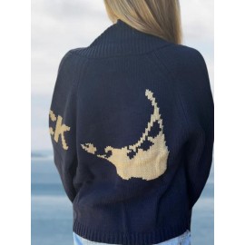 Women's Beige Shawl Collar cardigan - Long Sleeve non-stretch Sweater, Button-Front Closure for Spring/Fall/Summer Layering, Office Casual Outfits - Women's Sweater Tops, Spring Layering, Relaxed Fit, Quality Stitching, Stylish Outerwear, Weekend Wear