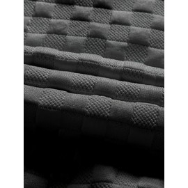 Two-Pack Plus Size Men's Full-Zip Jacket, Half-Zip Front, Elastic Zipper, Half-Zip Casual Coat, Suitable for Gym, Office, Daily Wear - Dark Gray/Black-Dark Gray/Light Gray-Dark Gray/White-Black/White-Black/Light Gray-Light Gray/White Men's Wear 