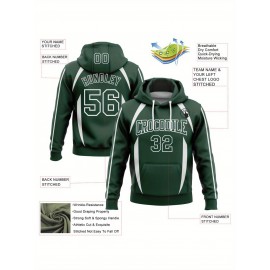 Customizable Men'S Plus Size Hoodie - Personalized 