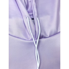 Men'S Christian Faith Hooded Sweatshirt with Prayer Hands & Cross Design - All-Season Casual Pullover, Machine Washable, Kangaroo Pocket & Drawstring Hood, Plus Size, Church Activities & Casual Attire