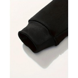 Plus-Size Men'S 3D Digital Print Bear Paw & Forest Graphic Hooded Sweatshirt - with Wildlife Design, Casual Long Sleeve Pullover, Regular Fit for Outdoor & Casual Attire, Nature-Inspired Men'S Fashion, Plus Size