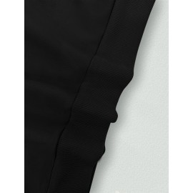 Men'S Plus Size Sweatshirt | Western Forest Print, Casual Street Style, Long Sleeve, Crew Neck, Regular Fit for Autumn-Winter