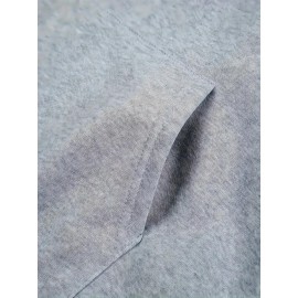 Men's Large Hooded Sweatshirt - Personalized Logo/Text/Design Printing on Left Chest & Back, Bulk Orders for Team Uniforms, School Jackets, Couples Matching - Relaxed Fit Logo Printing Service (Logo/Text/Graphic), PLUS SIZE