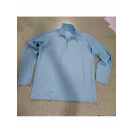 Men's Corduroy Quarter-Zip Sweater - Thermal Stand Collar -Neck Pullover, Corduroy Sweaters for Fall Winter Spring Summer, Casual Long Sleeve Machine-Washable Sweaters in Neutral Colors (/Tan/) - Regular Fit Top, PLUS SIZE