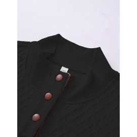 Spring and Autumn Oversized Men's Casual Sweatshirt Jacket, Fashionable Soft Comfortable Outerwear, PLUS SIZE