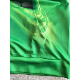 Novelty Cartoon Mouth 3D Print Men's Hooded Sweatshirt with Drawstring And Pocket, Fall Winter Hoodie, PLUS SIZE