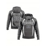 Customizable Men'S Plus Size Hoodie - Personalized 
